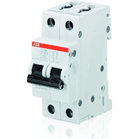 Abb 352263 Disjoncteur S202 - 16A - Courbe B - 2 Pole - 6 Ka (1/5)