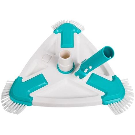 Applicable Balai Triangulaire Rotatif avec Brosse, Blanc, 25 x 26 x 11 cm (1/5)