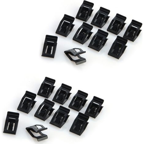 Clips métalliques pour panneaux de garniture, moquettes et tapis de sol automobiles fixations automobiles universelles conçues spécifiquement pour les tableaux de bord, les consoles centrales et les (1/2)