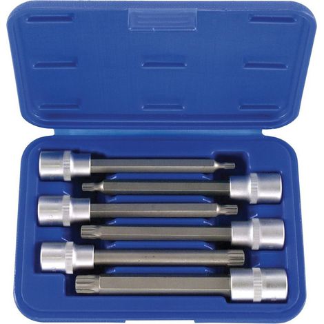 SERIE SET 6pz CHIAVI A BUSSOLA 1/2" INSERTO SPLINE MILLERIGHE M5 - M14 CONDOR (1/2)