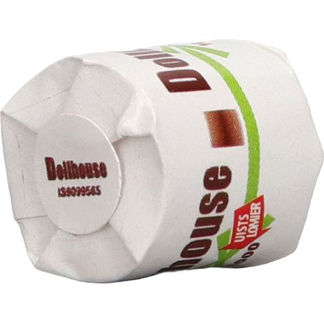 20 serviettes en papier portables d'un réalisme exquis, modèle miniature à l'échelle 1:12 pour décor de maison de poupée, blanc laiteux (1/5)
