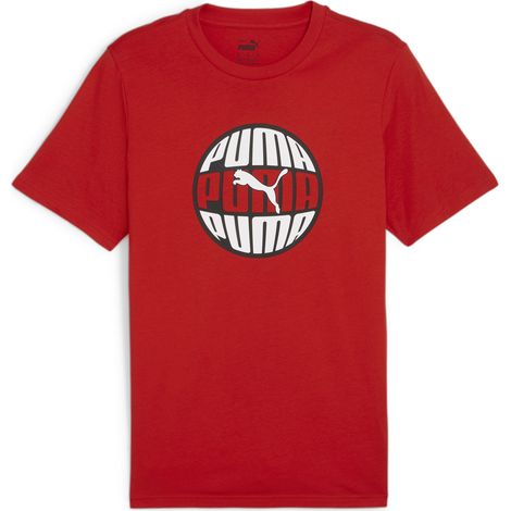 Puma GRAPHICS CIRCULAR Herren-T-Shirt rot 68017411 r S