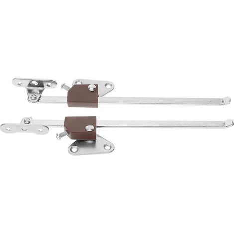 2 charnières de support de couvercle d'armoire en fer, robustes et stables. (1/5)