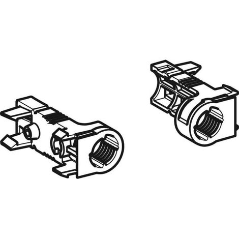 Geberit Set Halter für Fertigbauset, verschraubbar, für CleanWall Wandablauf für Dusche, 244.295.00.1 (1/3)