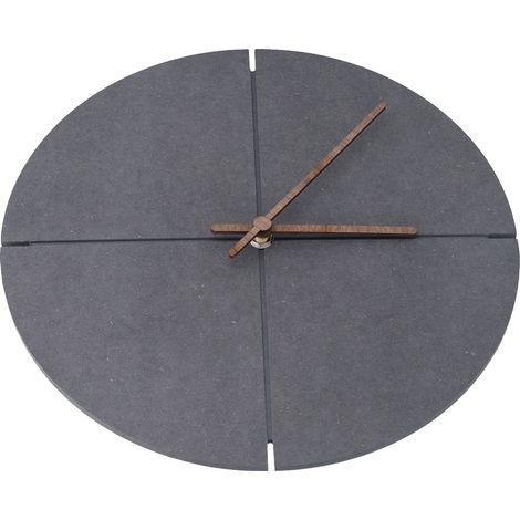 Horloge murale en bois design nordique espagnol Jieluoke, style minimaliste, pour salon (sans piles) (1/5)