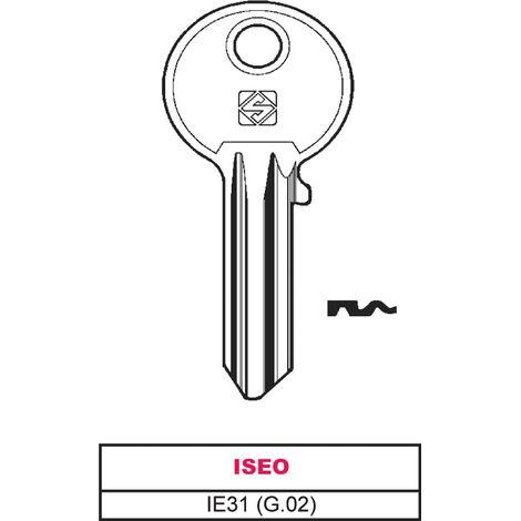 Chiave Asc IE31 (g.vac 2) Iseo 20 Pezzi Silca
