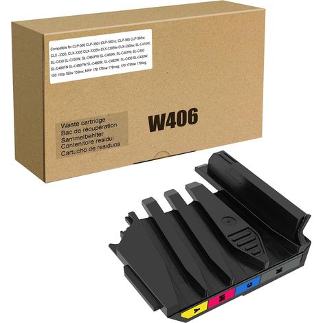 5KZ38A Cartouches de Toner Usé Compatibles CLT-W406/SEE W406 pour 150 150a 150w 150nw MFP 170 178nw 178nwg 179fng 179fnw 179fwg CLP-360 CLP-365 C480w C480fw Imprimantes 1 Paquet (1/5)