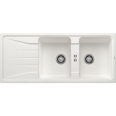 Blanco Sona 8 - Évier en silgranit, 1160x500 mm, blanc 519701 (1/2)