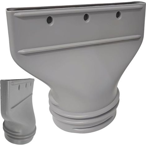 Tuyau Climatiseur Mobile Adaptateur Clim Fenetre, Adaptateur Tuyau Climatiseur Mobile Raccord Plat, De D'échappement Pour Climatisation - 130/150mm, Pour D'échappement Installation Rapide Et Solide (1/5)