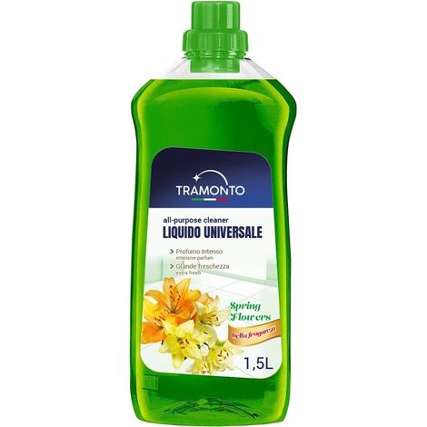 Tramonto - líquido universal con aroma a flores de primavera para diversas superficies 1,5 l