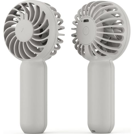 Mini ventilateur portable d'extérieur rechargeable par USB, 3 vitesses, silencieux, idéal pour la maison et le bureau. Ventilateur électrique personnel rafraîchissant.