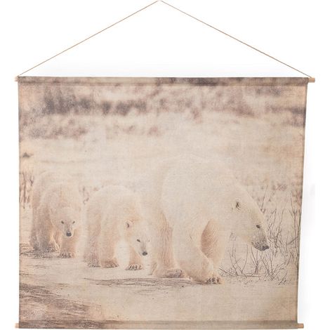 Amadeus - Kakemono Famille Ours 120x140