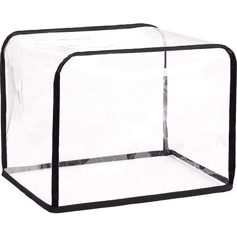 Toaster Oven Protection Cover for Kitchen Appliances Transparent Breakfast Toaster Cover Foldable Protection (1/5)
