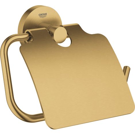 Porta rotolo per carta igienica Essentials 403671 con coperchio cool sunrise spazzolato (1/3)