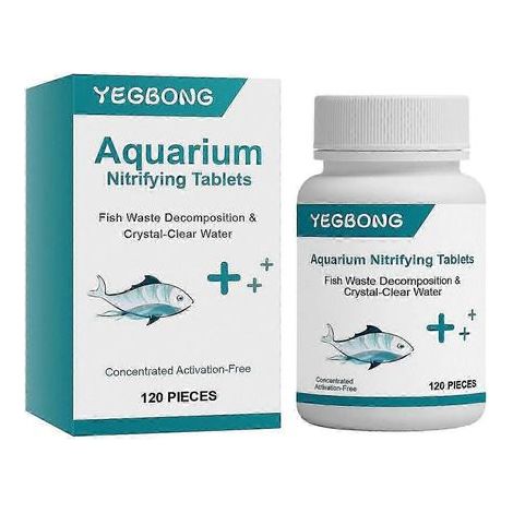 Comprimés nettoyants pour aquarium Yegbong : éliminent les dépôts et purifient l'eau de l'aquarium.
