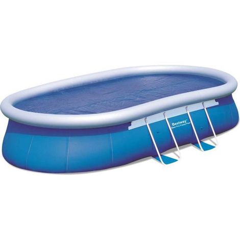 Copertura solare per piscine - ovale " Steel Pro " - 4.75 x 3.20 m