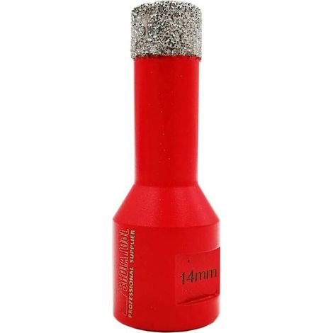 ALOVEZ Forets Diamant 14mm Trépans de Forage avec Filetage M14 pour Perçage à sec en Porcelaine Carrelage Granit Marbre (1/4)