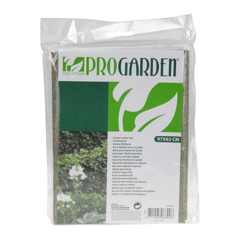 BOLSA DE PLASTICO PARA RESIDUOS DE JARDIN 97X63CM.