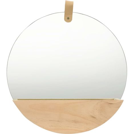 Wandspiegel Kiefer Massivholz 35 cm