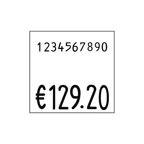 ratioform  Etichette per prezzatrice  largh x alt 29 x 28 mm 
