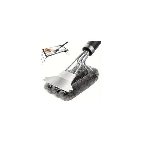 Spazzole per barbecue, spazzole per la pulizia del barbecue, spazzole per la pulizia del forno del barbecue, accessori per barbecue da esterno - Crezuo