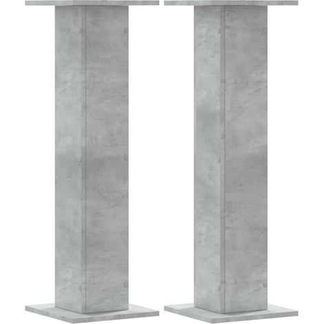 Portavasi per piante set di 2 portafiori in legno ingegnerizzato grigio 020045327
