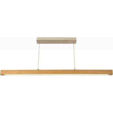 Holz-Pendelleuchte "COAK" 24W Dimmbar