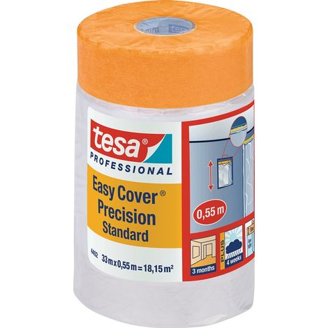 tesa 04402-00003-01 Abdeckfolie tesa Easy Cover® Orange (L x B) 33 m x 55 cm 1 St. (1/2)