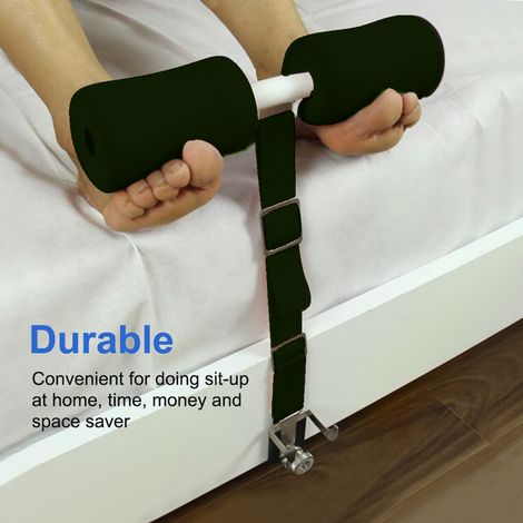 Barre d'exercice pour abdominaux au lit, renforcement musculaire, équipement de fitness à domicile (noir) (1/5)