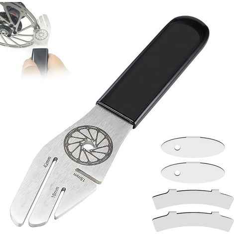 5-Piece Brake Disc Straightening Kit – 15/18/42 mm Disc Wrench – Stainless Steel – Precision Fit for Bicycles (1/5)