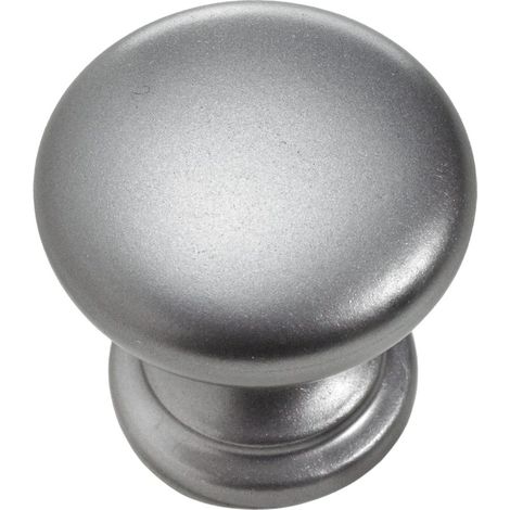 Hettich Möbelknopf Kunststoff grau Ø 25,0 mm - 1 Stück Möbelknopf