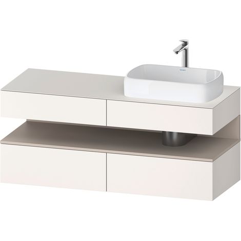 Duravit Collection One Meuble sous-vasque sur console, 2 tiroirs,