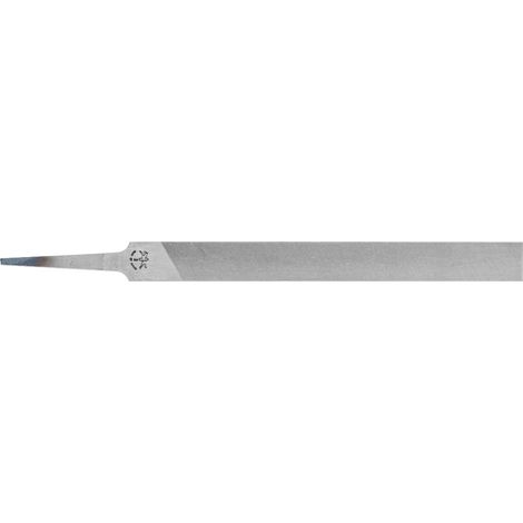PFERD TOOLS Mühlsägefeile gerade/runde Kante Flachstumpf 150mm Hieb 2 universell zum Schärfen 10 Stk (1/4)