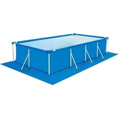 Rechteckige Poolbodenmatte – Poolmatte für Gartenmöbel, Schwimmbad, Trampolin – Faltbar und wasserdicht – 338 x 239 cm (1/5)