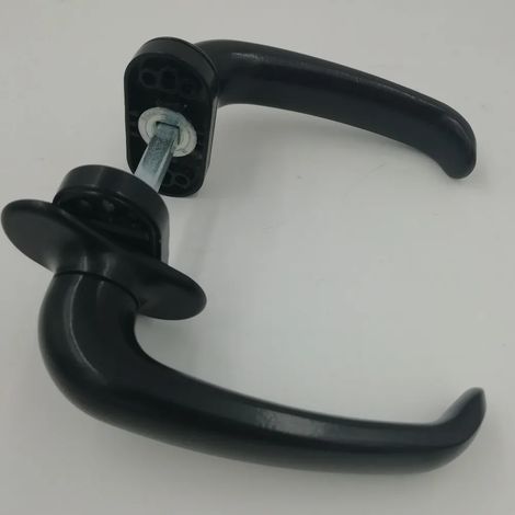 MANIGLIA MEDAL MOD.GIOIA 898 CON MOLLA NERO R3