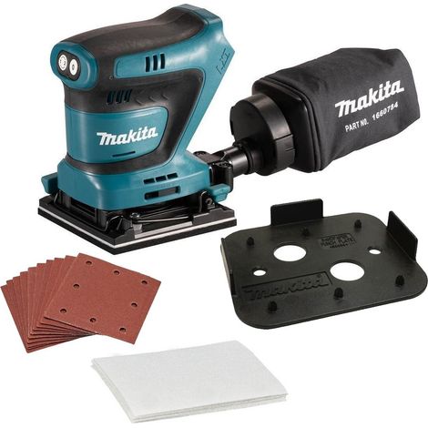 Makita DBO481Z 18v 114mm Detail 1/4 Sheet Finishing Delta Sander + 16 Sheets (1/5)
