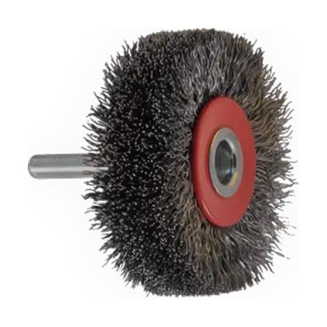 Brosse Circ. Tige De 6 Mm D70Mm Ép.18 Mm Inox Ondulé 0,30Mm Osborn