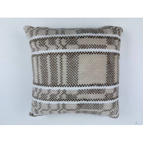 Cuscino lary quadrato 40x40 cm beige - Atmosphera créateur d'intérieur (1/3)