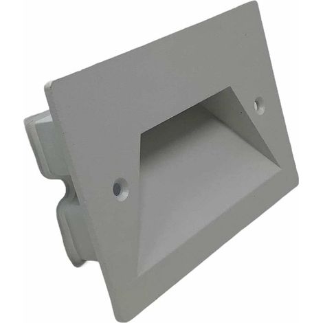 Faretto led segnapasso a muro 3 watt per cassetta 503 incasso luce bianca 6500k (1/5)