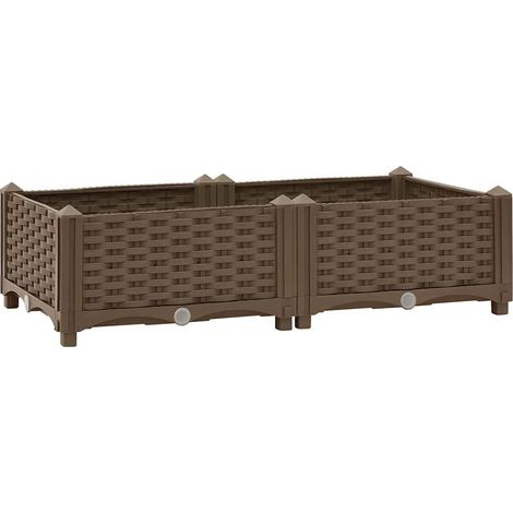 Maison Exclusive - Hochbeet 80x40x23 cm Polypropylen (1/5)
