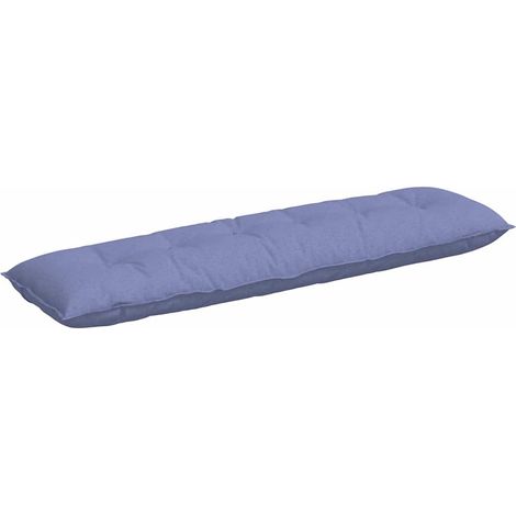 Coussin de Dos Bleu denim 180 x 19 x 50 cm tissu (1/5)
