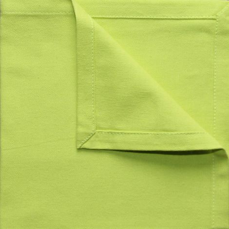 Serviette de table unie et colorée Vert clair 40x40 cm