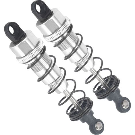 Amortisseur en alliage d'aluminium 85mm avec ressort pour Traxxas Slash 2WD, pièce de rechange RC, couleur argent (1/5)