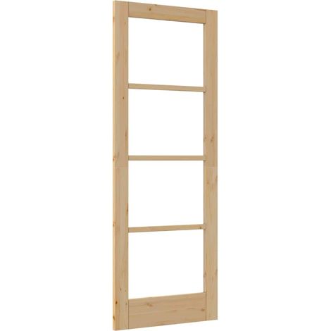 Porte intérieure,Porte d'entrée avec Verre ORKDAL Marron 73,5 x 198,5 cm CFW90038 (1/4)