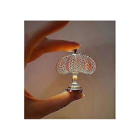 Lámpara de mesita de noche con forma de concha de erizo de mar simulada, ideal para estudio o dormitorio. Lámpara de resina con luz nocturna USB. (1/5)
