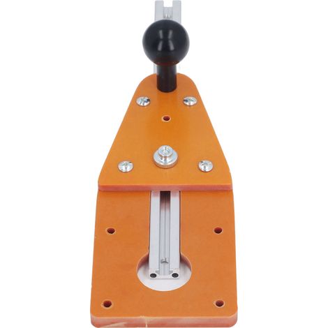 Plaque de rainurage pour défonceuse avec rail de 260 mm, plaque de base d'équilibrage pour fraisage circulaire, kit de guide de finition pour le travail du bois (1/5)