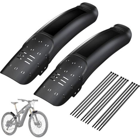 Garde-Boue Vtt - Pour Roues 26 Pouces 27 5 Pouces 29 Pouces - Lot De 2 Avec 12 Serre-Câbles - Haute Résistance Flexion