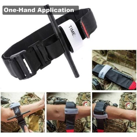 1 Pcs Garrot Rapide Application D'une Main Trousse De Premiers Secours D'urgence En Plein Air (1/3)