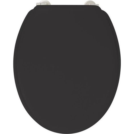 Gelco Duplo Negro Tapa WC con Polvo de Bambú