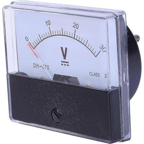 Voltmètre analogique de panneau CC 30 V, précision -670 - C13 (1/5)
